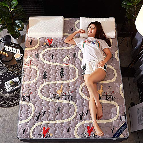 YXXCD Adorabile Materasso Letto Futon, Cotone Tatami Materasso Giapponese Morbido Materasso Terra Pieghevole Dormire Tappetino Domestico Dormitorio -g 90x200cm(35x78inch)