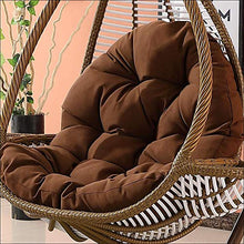 YAYONG Cuscino Sedile Altalena Nest Spesso Impermeabile Lavabile Appeso Egg Hammock Cuscini per Sedie Marrone (Solo Cuscino)