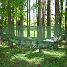 FTVOGUE - Amaca da campeggio doppia/singola e portatile, con zanzariera, per viaggi, campeggio, escursioni, cortile (01)