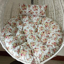 Cuscino rotondo per sedia Papasan con cuscino grande addensare swing sedia cuscino vimini rattan uovo nido appeso uovo amaca sedia cuscino per esterno