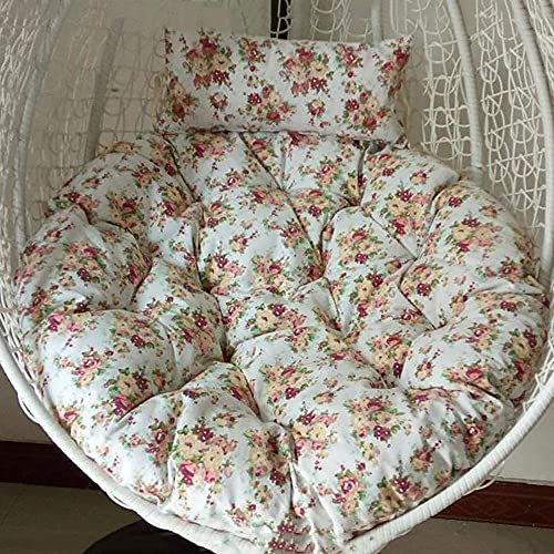 Cuscino rotondo per sedia Papasan con cuscino grande addensare swing sedia cuscino vimini rattan uovo nido appeso uovo amaca sedia cuscino per esterno