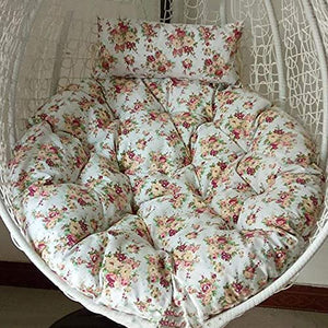 Cuscino rotondo per sedia Papasan con cuscino grande addensare swing sedia cuscino vimini rattan uovo nido appeso uovo amaca sedia cuscino per esterno
