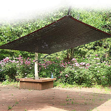 XIAOXIAO Rete ombreggiata Parasole Net-Encrypted Sunscreen Outdoor Car Garden Flower Sunshade Net Sunscreen Mesh Termica Nero Multi Size (Size : 2x6m)