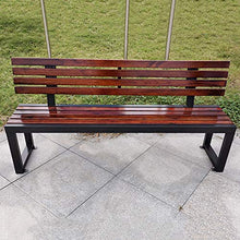 Terrazza panchina da Giardino panchina per Il Tempo Libero da Parco, Panca Giardino 2-3 posti per Esterni in Legno massello, Sedia da Veranda Resistente alle intemperie/mobili da Ingresso