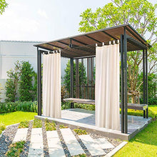 Paramaison Tenda Idrorepellente per Esterno First, Bretella con Bottone, Oscurante, Impermeabile, 160 x 270 cm, Panna, Tenda Idrorepellente Gazebo