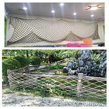 MFLASMF Rete di Sicurezza Protezione per Balcone Rete da Arrampicata per Esterni, Rete in Corda di Canapa, Scale per Bambini Balcone Rete Anti-Caduta Rete appesa Foto Parete Decorazione so