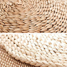 AYCYNI Cuscino da Pavimento Tatami, Stile Giapponese Traspirante Traspirante Traspirante Rotondo futon futon futon futon Vela Navigazione dial 23.62 Pollici, Tazza di Mais,Cattail of Straw.