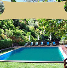 Fablcrew Vela Ombreggiante Tenda da Sole per Piscina da Giardino Rettangolare Frangisole Multifunzionale