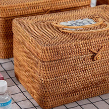 Comodità, cassettiera per medicine domestiche, armadietto medico di primo soccorso, scatola in rattan, adatta per la famiglia, piccola medica, pratica