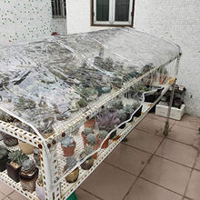YJFENG Telo Trasparente da 0,3 Mm, Copertura in Plastica in PVC Resistente, A Prova di Vento A Prova di Polvere con Occhiello in Metallo per Tende da Balcone, Pergola (Color : Chiaro, Size : 3X3M)