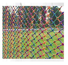 WEIFAN Rete di Sicurezza per Bambini, Rete per Decorazioni Colorate per Asilo, Rete da Arrampicata per Recinzione di Sicurezza per ringhiere per balconi