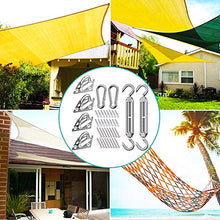 Chepl - Kit di fissaggio per tenda parasole da sole, 40 pezzi