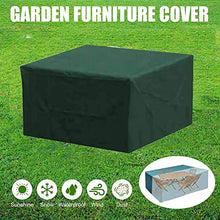 Fodere per sedie da tavolo 160 * 160 * 70 cm, fodere per mobili da giardino per esterni, fodere per mobili da giardino, con maniglie e cordino per orlo durevole, tessuto resistente ai raggi UV 60
