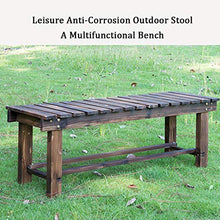 SHZSR Panca con Scarpetta da Banco in Legno - Forest Garden Forest Sleeper Bench