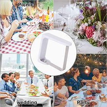 TTOOP Tovaglia Clip, Fermatovaglia Acciaio Inossidabile, Clip Holder 8 Pezzi, Tablecloth Clip Regolabile, Clip fermatovaglia Bianca, Porta tovaglie per Outdoor Party