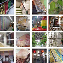 WEIFAN Rete di Sicurezza Colorata, Bambini Scala Interna Balcone Anti-Caduta Ponte sospeso Recinzione Giardino Recinzione Arrampicata Amaca Altalena Rete