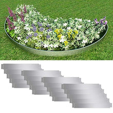 honglianghongshang Barriere e recinzioni Delimitazioni e recinzioni da Giardino Set 20 pz Bordo Prato Flessibile in Acciaio galvanizzato 100 x 15 cm