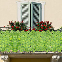 YUNSHAO Green Faux Trellis Balcone Screening Privacy Privacy Parete Parete Landscaping Garden Recinzione UV Fade protetta, 1m x 3m