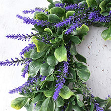 LPxdywlk Ghirlanda di Lavanda Artificiale Porta Appesa Decor Copricapo Fotografia Prop violaNone