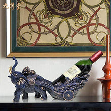LHQ-HQ Decorazioni Arte Artigianato Elephant Raffreddamento di Vino Decorazione Vino Rack Regalo Mobile TV