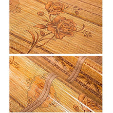 Tappeto in bambù, estivo in bambù, pieghevole, double face, estivo, seta di ghiaccio, sedili in rattan a doppia densità, tappetino per climatizzazione, senza ardiglione naturale, 1,8 x 2,0 m