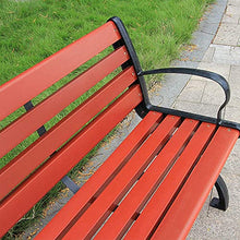 LXLH Panca da Giardino Sgabello da Giardino per Bambini Panca da Giardino per terrazza da Giardino panchina in plastica per Il Tempo Libero, 2-3 posti da Esterno per Cortile in Metallo, Sedia a s
