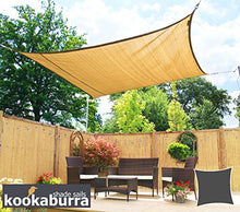 Tende a vela Kookaburra - Quadrata 5.4m Sabbia Intrecciata Traspirante