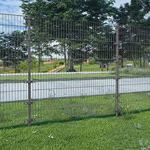 HUANGDANSP Pannello Recinzione con Pali Ferro Verniciato 6x1,6 m Antracite Articoli di ferramenta Barriere e recinzioni Pannelli per recinzioni