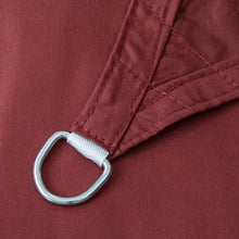jarolift Tenda a Vela Triangolare Idrorepellente, 500 x 500 x 500 cm, Rosso Vinaccia