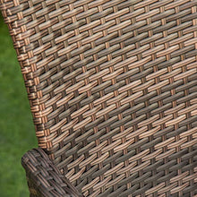 Outsunny Set Mobili da Esterno con 1 Tavolo e 6 Sedie da Giardino con Cuscini, Rattan PE e Metallo Zincato, Marrone