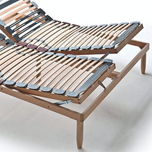 EvergreenWeb - Rete Matrimoniale 160x190 con Doghe in Legno 2 Alzate Manuali Separate ALZA Testa e Piedi Ortopedica Regolatori di Rigidità, Gambe Smontabili Base Letto da Incasso Rinforzata - Offerta