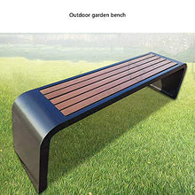 Panchina da terrazza panchina da esterno, Sede di svago del cortile quadrato di legno di plastica anticorrosiva del ferro battuto, Panchine dello stadio e panchine pubbliche, Adatto per prato, veran