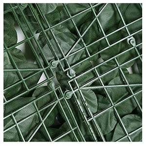 Schermo Decorativo per Balcone, Edera Artificiale Staccionata, Foglia di Poliestere Nessuna Manutenzione 100 Cravatte Facile da Installare Interno, Applicazione A Parete Verde da Esterno