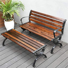 N / A Panchina da Giardino, Materiale Composito Legno-plastica di Alta qualità, Design Moderno, Bordi lucidati Fini, Facile da Abbinare Adatto a Qualsiasi Occasione all'aperto