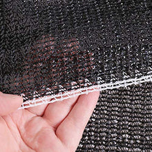 Rete ombreggiante Paralume Sun Sun Net Black Sun Roll Resistente al 50% UV, Perfetto for Garden Flower Plant Greenhouse (Raw Roll - No Passacavi) (Color : Lengh 50m, Size : Wide 5m)