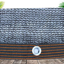 Rete Ombreggiante a 4 Pin,Tessuto Schermo Privacy,Awnings,Anti-Uv 60%-70%,Rete Telo Ombra a Rete Traspirante,per Serra/Giardino/Domestico/Pianta/Terrazzo/Balcone,con Occhielli (3x6m/9.8x19.7ft)