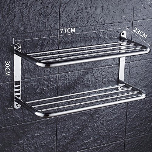 MBYW - Portasciugamani moderno e minimalista, portasciugamani da bagno, in acciaio inox, adatto per bagno, camera da letto, cucina, ufficio