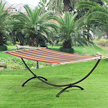 casa.pro] Amaca XXL con Telaio (Multicolore) (150 x 300 cm) Sedia sospesa/Dondolo sospeso/Amaca