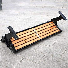 Panchina del parco, Sedie panche e panche per esterni in ferro battuto per il tempo libero in giardino, Comoda sedia da giardino per 2-3 persone, Può essere utilizzato per balcone / corridoio