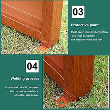 GaoF Panchina da Giardino in Legno massello Panchina da Giardino per Il Tempo Libero, panchine da Cortile Resistenti alle intemperie, panchine Decorative 2-4 posti per portici e
