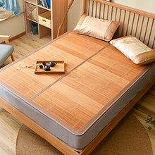 WangQ Materassino Fresco, Stuoia di Paglia Stuoia Estiva Materassino Letto Singolo Letto Matrimoniale Pieghevole Camera da Letto Multifunzione, 4 Dimensioni  (Size : 1.5×1.95m)