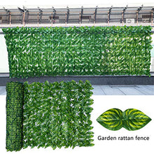 Schermatura con foglie artificiali, Paravento per balcone con foglie artificiali, Recinzione da giardino con protezione per la privacy e protezione anti-sbiadimento anti-UV per festa di matrimonio