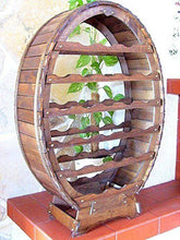DanDiBo Scaffale Vini Botte-Vino per 24 Bottiglie verniciatura Marrone Bar Supporto Bottiglie Botte Porta Bottiglie