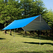 Haofy Parasole Multifunzionale Vela ad Alta densità Giardino Parasole per Esterni Accessori per ombrelloni, Protezione UV 98% Copertura Superiore Terrazza Giardino(M-Blu)