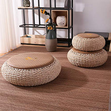WWZL Cuscino Futon in Rattan Poggiapiedi Studio Soggiorno Cuscino Meditazione per Sala da tè in Stile Giapponese per Yoga, Bovindo, Soggiorno,40×17cm