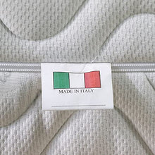 Materasso ortopedico alto 24cm con topper in memory foam PORTOGALLO, fodera in cotone Silver Fresh, sfoderabile con lato estivo/invernale