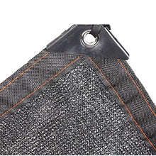 YS Panno Parasole Multiuso per Esterni 90-95% Crittografia Rete Nera Addensare Addensare per Posto Auto Coperto Balcone Tetto Protezione Solare Antipoere,Nero,44M