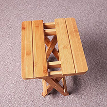Sgabello in legno, sgabello da cucina quadrato pieghevole con legno massello per tavolo da pranzo e scrivania del computer