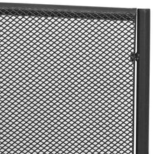 vidaXL Panca da Giardino con Braccioli in Maglia di Acciaio 108x60x88 cm