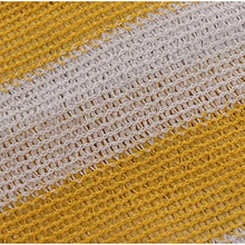 BYWWANG Protezione UV Parasole Rete Balcone succulente Copertura Protezione Solare Esterna Copertura Auto Ombra Rete Strisce Bianche Gialle